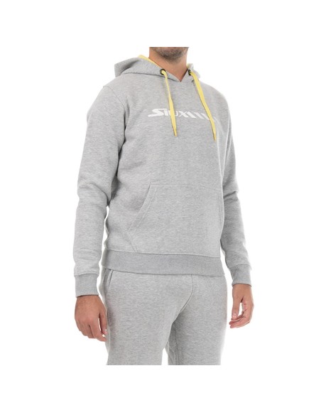 Sudadera Capucha Siux Mali Gris | Ofertas de pádel